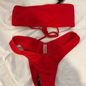 Zaful Vibrant Red Bikini Set